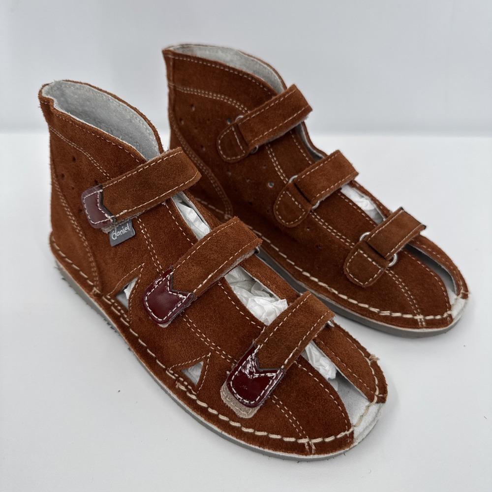 Daniel Preventive  Shoes Size 12-12.5 EU 30 Brown Suede Summer Sandals‎ Support